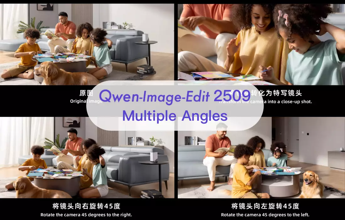 Qwen Edit 2509 Multiple Angles