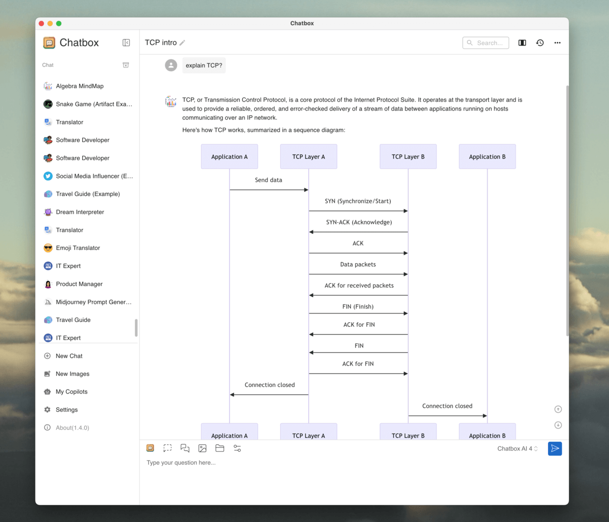 Chatbox AI screenshot 1