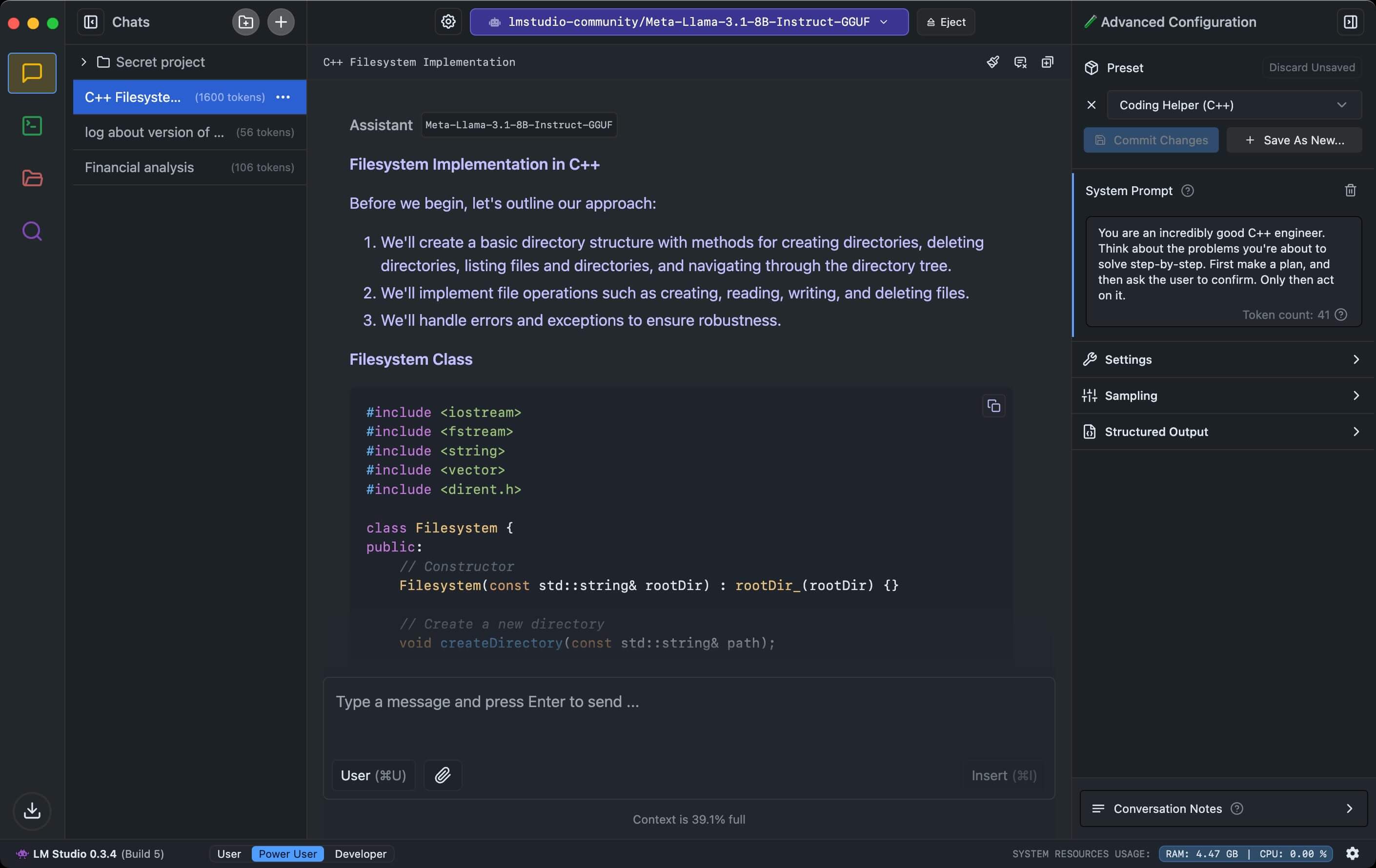 LM Studio screenshot 2